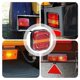 thumbnail image 4 of 2Pcs IP67 Waterproof LED Trailer Light 3 Color Brake/Turn Signal Lights for Trucks RVs & Marine Boats, 4 of 5