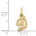 thumbnail image 2 of 14K Yellow Gold 14ky Casted Initial D Charm, 2 of 2