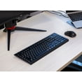 thumbnail image 6 of Monoprice Wireless Membrane Keyboard and Optical Mouse Combo, Full‑Size 104‑Key Keyboard, 2.4 GHz Wireless Receiver, for Both Home and Office Use, 6 of 6