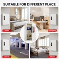 thumbnail image 4 of Grimtron 40 Keys Electronic Key Lock Box for Keys with Code, Private/Public/Password Hiding Mode Key Cabinet Wall Mount for Garage/Property Management Key Storage, 4 of 8