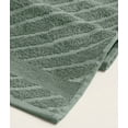 thumbnail image 6 of Koza Home Likya 100% Cotton Jacquard Border Herringbone 4-Piece Face Dowry Towel Set 1025A Standard, 6 of 6