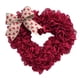 thumbnail image 5 of Corona de San Valentín de 15.75 '', colgante de puerta Corona en forma de corazón Corazón de amor Guirnalda decorativa para celebración Jardín Salvador Corona colgante de puerta delantera, 5 of 10