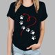 thumbnail image 1 of Fiudx Ofertas Flash Del Día Solo En Línea Camiseta Informal de Manga Corta con Cuello Redondo y Estampado de Letras a La Moda para Mujer, 1 of 4