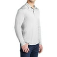 thumbnail image 4 of Mafoose Men's Posi-UV Pro Long Sleeve Polo Shirt White Large, 4 of 5