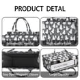 thumbnail image 4 of Large Capacity Tote Bag,Halloween Ghosts Bats and Eyes Handbag Fashion Luxury Tote Bag,15.7"x13"x 5.1" Inches,Laptop Compatible, 4 of 6