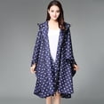 thumbnail image 4 of Poncho impermeable ligero y portátil para exteriores para mujer - Punto azul, como, 4 of 9