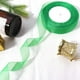 thumbnail image 3 of Nvzi Cinta de organza transparente verde de 3/4 de pulgada, cinta de gasa de 50 yardas para envolver regalos, día de la madre, bodas, ramos de flores, manualidades (verde), 3 of 5