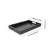 thumbnail image 2 of Rectangle Tea Tray Solid Wood Tea Tray Coffee Snack Food Plate Food Serving Tray for Cafe Restaurant, 2 of 4