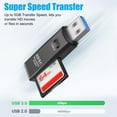 thumbnail image 6 of TSV USB 3.0 Portable Card Reader for SD, SDHC, SDXC, MicroSD, MicroSDHC, MicroSDXC, All-in-One Design - USB 3.0 Micro SD and SD Card Reader fits for Mac, Windows, Linux, Chrome, PC, Laptop, 6 of 7