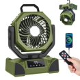 thumbnail image 1 of Ventilador de camping OUTTPLY, control remoto recargable de 20000 mAh, 1 of 8