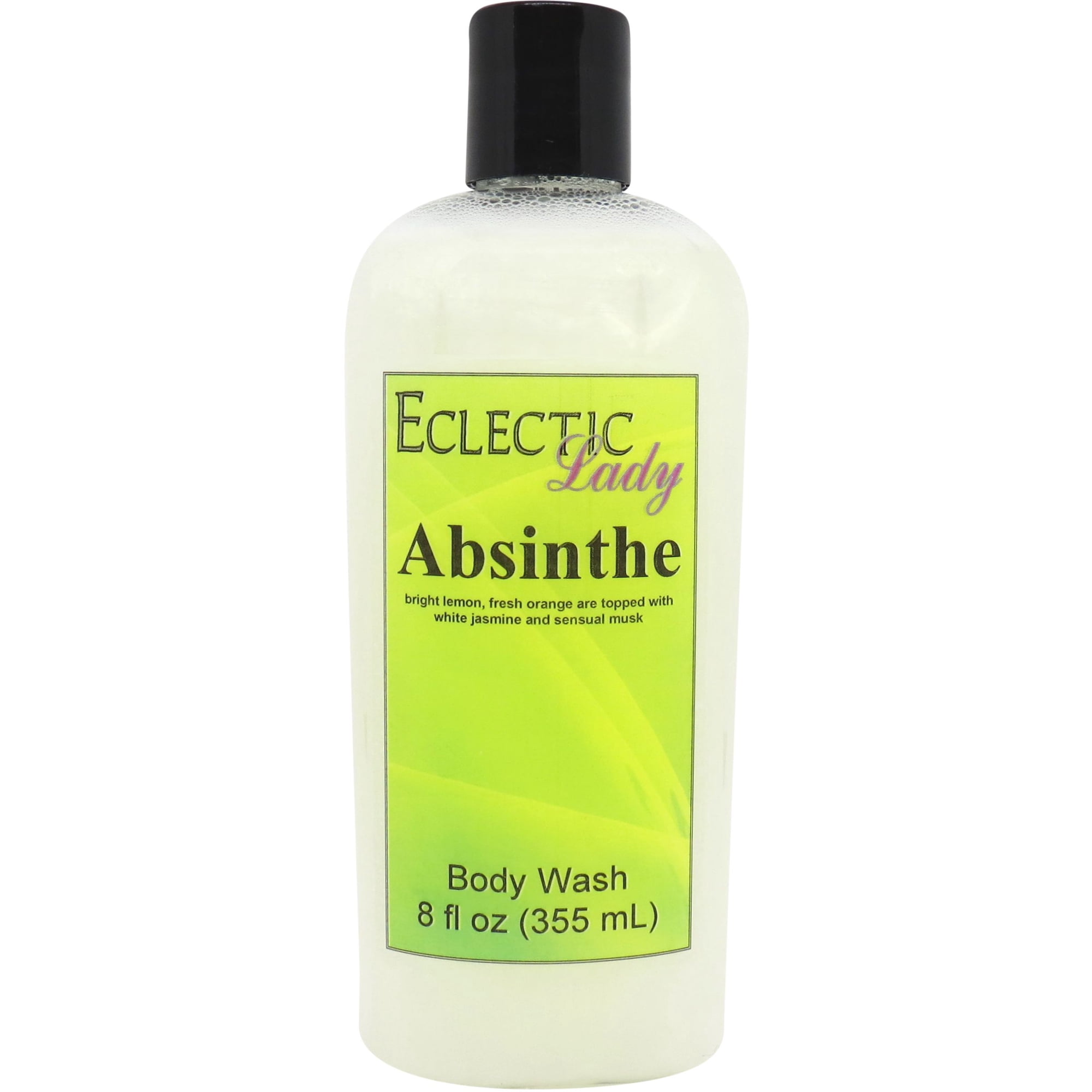 Absinthe Body Wash by Eclectic Lady, Liquid Shower Gel for Women and Men, 8 Ounces