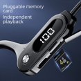 thumbnail image 2 of Concepto de conducción ósea del modelo privado, no en la oreja, auriculares Bluetooth inalámbricos para colgar en la oreja, deportivos, de larga duración, 2 of 3