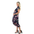 thumbnail image 3 of Women's Maternity Shortsleeve Faux Wrap Dress, 3 of 4