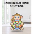 thumbnail image 2 of Juego de objetivos de dardo para niños, juguete portátil para lanzar velcro, adecuado para niños, juego divertido práctico y práctico, 2 of 2