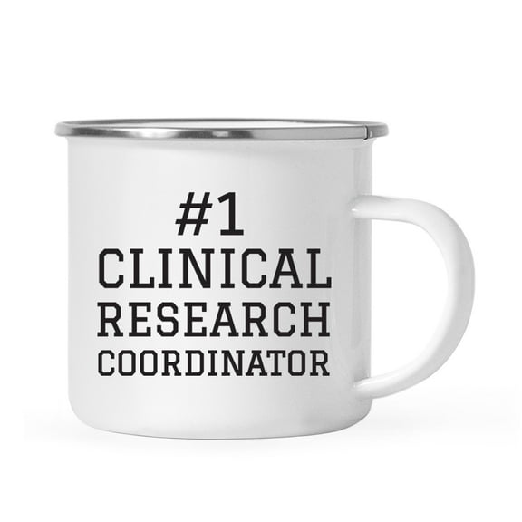 Koyal Wholesale Stainless Steel Campfire Coffee Mug Thank You Gift, #1 Clinical Research Coordinator