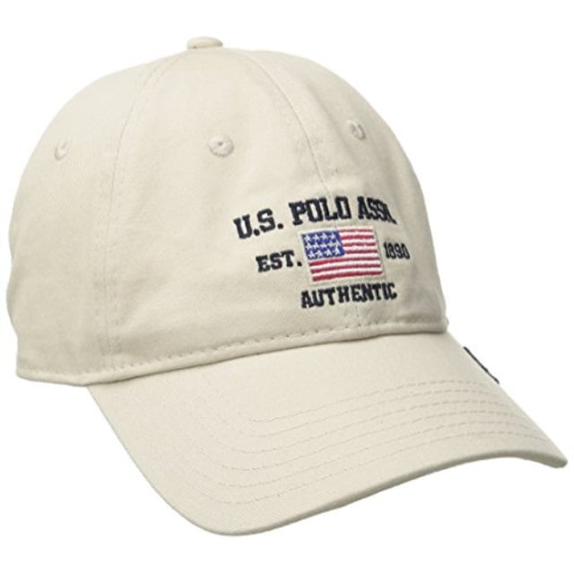 Official Hat Cap Since 1890 Beige Adjustable 100% Authentic NEW U.S Polo Assn 