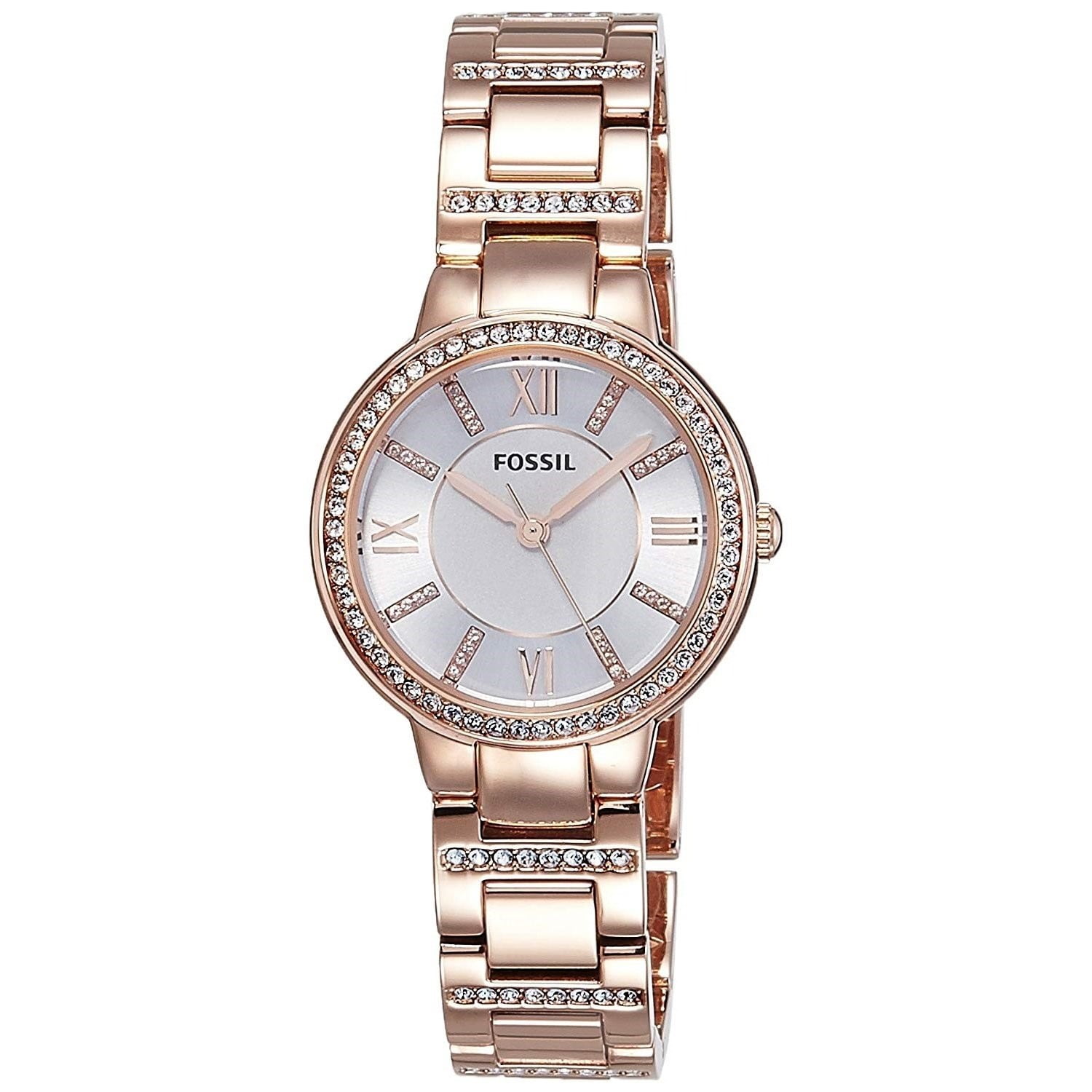 Fossil Women's ES3284 Virginia CrystalAccented Rose GoldTone
