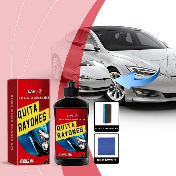 Riforla Grade Car Scratch with Protective Film Technology for All Car Paints to Quickly Shallow Damage Car Care & Cleaning Red