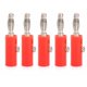 thumbnail image 5 of Conectores de clavijas tipo banana aislados de 4 mm, nuevos, 10 piezas, rojo y negro, 5 of 5