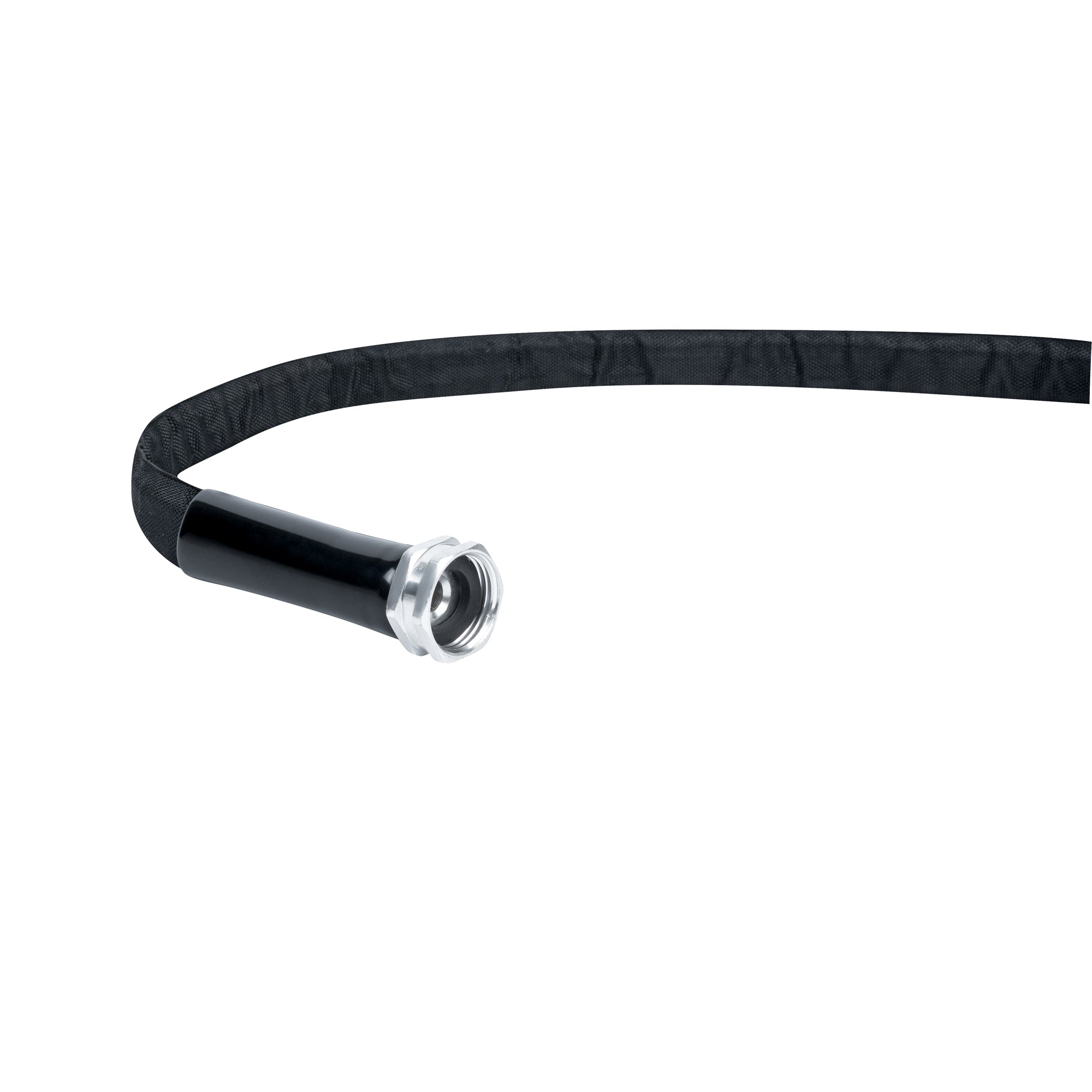 Handy Tek Black Fabric Garden Hose - Lightweight, Kink-Free, Flexible - 25' - 1 count box