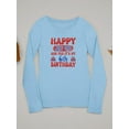 thumbnail image 3 of Happy July 4Th, 6Th Birthday Long Sleeve Toddler -Image by Shutterstock,  4 Toddler, 3 of 4
