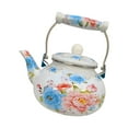 thumbnail image 3 of FashionCha Decorative Teapot Enamel Tea Kettle Floral 2.5L New Year Water Kettle Coffee Pot, 3 of 9