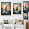 thumbnail image 4 of Designart "Dreaming of Nautical Adventures at the Port I" Nautical & Beach Canvas Print, 4 of 5