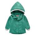 thumbnail image 2 of Odeerbi Boys Girls Winter Coat Baby Pure Color Autumn Children's Windbreaker Hat Detachable Cute Western Style, 2 of 9