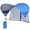Royal Blue_1Pack, variant on XL Universal Chair Canopy Umbrella, UPF 50+ Foldable Sun Shade Attachment with Adjustable Clamp for Beach, Camping, Sports, Outdoor, Lawn, Tanning, Zero Gravity Chairs, Wagon, Wheelchair,