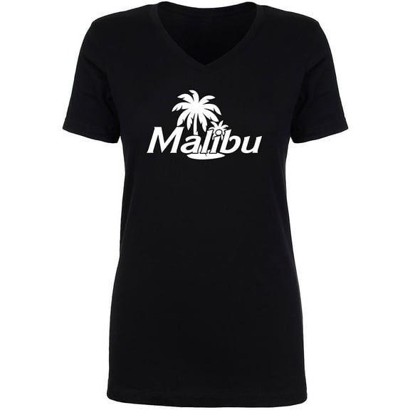 Malibu Womens V-Neck T-Shirt
