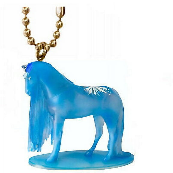 Frozen 2 Nokk 4" Blue Ice Elsa Horse Keychain Dangler PVC Ornament Figure