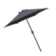 thumbnail image 3 of Sombrilla de jardín, impermeable, resistente al agua, para patio, de poliéster, para exteriores, parasol, toldo, negro seitruly HA005508-02, 3 of 6