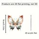 thumbnail image 3 of Colgante de Mariposas Coloridas con Animales de Ensueño, Colgante Plano 2D, Decoración para El Hogar, 3 of 7