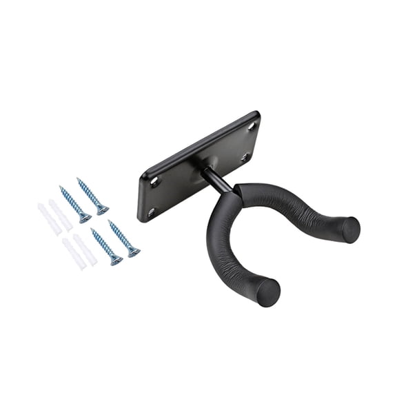 Guitar Wall Mount Hangers Metal Base Display Stand U Shaped Guitars Hook Guitar Holder Stand