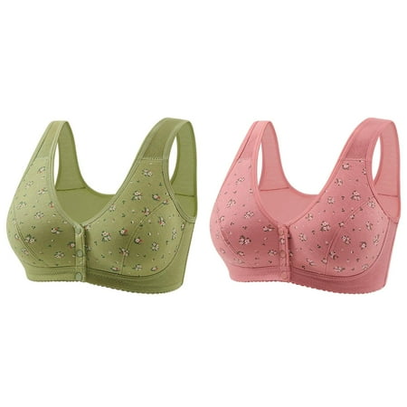 (2-Pack) Rinsvye Women s Comfortable and Maximum Support Sports Bras for Women Transparent Shoulder Strap Cordless Running one Shoulder Sports Bra Backless Spongeless with Convertible Shoulder S