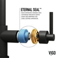 thumbnail image 5 of VIGO Utopia 14 in. H Single Handle Pull-Down Sprayer Kitchen Bar Faucet in Matte Black, 5 of 15