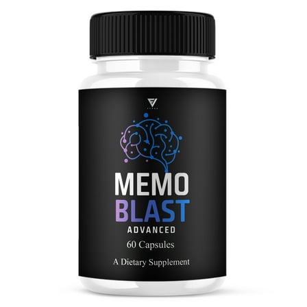 Memo Blast Premium Nootropic Supplement, MemoBlast Pills (60 Capsules)