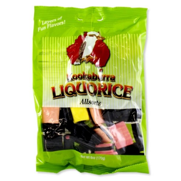 Kookaburra Licorice Allsorts 6 ounce bag