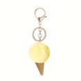 thumbnail image 3 of 1 Unidad, Bonito Llavero De Bola De Pelo De Conejo Helado, Colgante De Bolso, Llavero De Coche De Imitación Con Personalidad, Decoración Colgante, Cadena De Bolso Femenino, 3 of 4