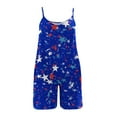 thumbnail image 5 of HomeGardon Summer Clearance Women's Summer Casual Rompers Sleeveless Loose Spaghetti Strap Short Jumpsuits Overalls Trendy Outfits With Pockets, 5 of 5