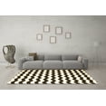 thumbnail image 3 of Ahgly Company Indoor Square Abstract Brown Contemporary Area Rugs, 5' Square, 3 of 4