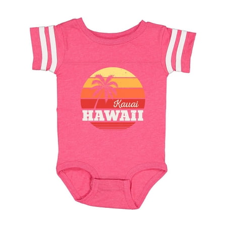 

Inktastic Kauai Hawaii Retro Sunset Gift Baby Boy or Baby Girl Bodysuit