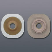 FlexTend Colostomy Barrier Pre-Cut, Extended Wear Tape 2-1/4 Inch Flange Red Code Hydrocolloid 1-1/8 Inch Stoma, 14905 - Pack of 5