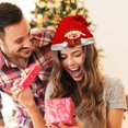 thumbnail image 4 of Falleo Clearance 1PC Christmas Deer Soft Santa Hat Xmas Hat Christmas Hats Santa Cap For Christmas Party Christmas Cartoon Animal Printed Hat Supplies Velvet Soft Thickening For Adult, 4 of 4