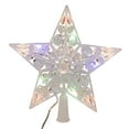 thumbnail image 3 of Kurt Adler 8.65-Inch 11-Light Dual Color LED With Color Effect Remote Control Star Tree Topper, 3 of 10