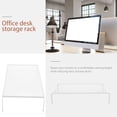 thumbnail image 5 of KAKOWELY Monitor Stand Single Layer Computer Heightening Stand Desktop Laptop Holder Rack,14.96"X7.87"X3.15", 5 of 5