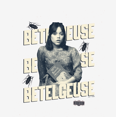 thumbnail image 2 of Beetlejuice Beetlejuice Astrid Betelgeuse Adult White Crew Neck Long Sleeve Tee-Medium, 2 of 3