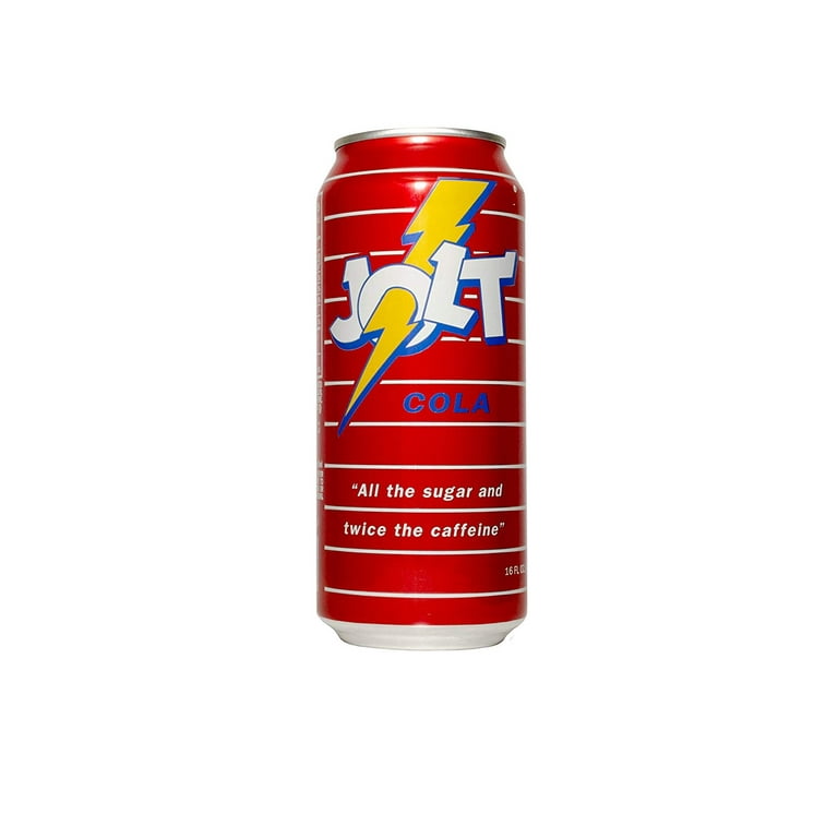 Jolt Cola Original Carbonated Energy Drink 16 oz Cans - Pack of 24