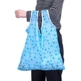 ChicoBag Original Reusable Grocery Bags 4-Pack - Compact, Attached Pouch & Carabiner, 25lb Capacity