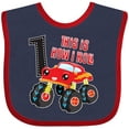 thumbnail image 3 of Inktastic Monster Truck How I Roll 1st Birthday Boys Baby Bib, 3 of 4